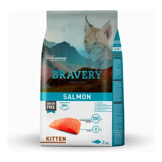 Bravery Kitten Salmón 2 Kg | Cuotas sin interés