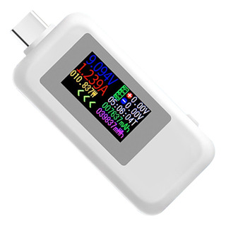 Probador Usb Tipo C De 2 Vías Pantalla A Color Capacidad De Probador Usb Tipo C De 2 Vías Pantalla A Color Capacidad De