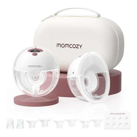 Momcozy M5 Extractores De Leche Eléctricos 2 Uds Roja
