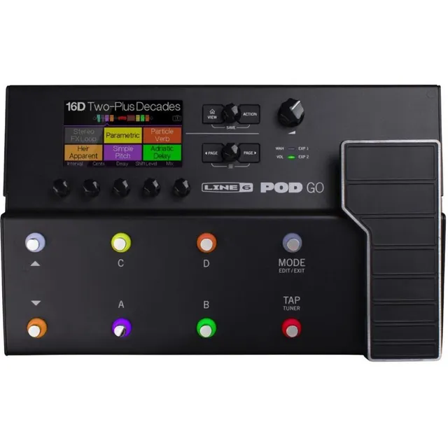 Pedal de efecto Line 6 POD Go negro
