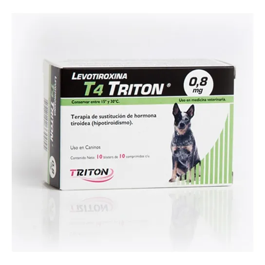 Levotiroxina T4 Perros 0,8 Mg Caja 100 Comprimidos