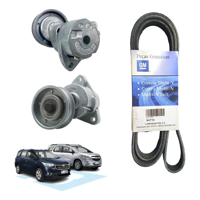 Chevrolet Spin  - Faja Accesorios Original + Tensor Alternat
