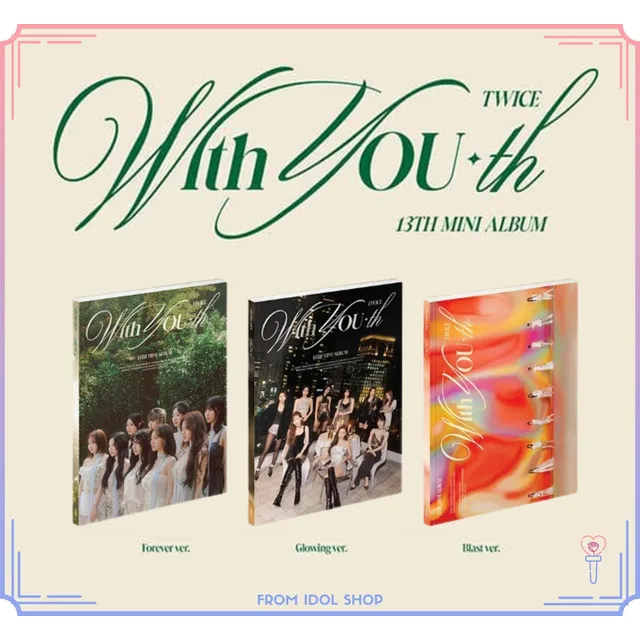 Twice 13th Mini Album Original With You-th ( Set 3 Albums )