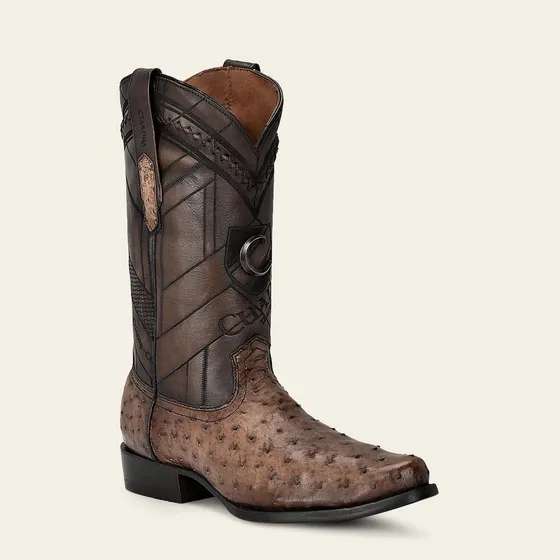 Bota Caballero Cuadra Avestruz Lugano Café S42fa1