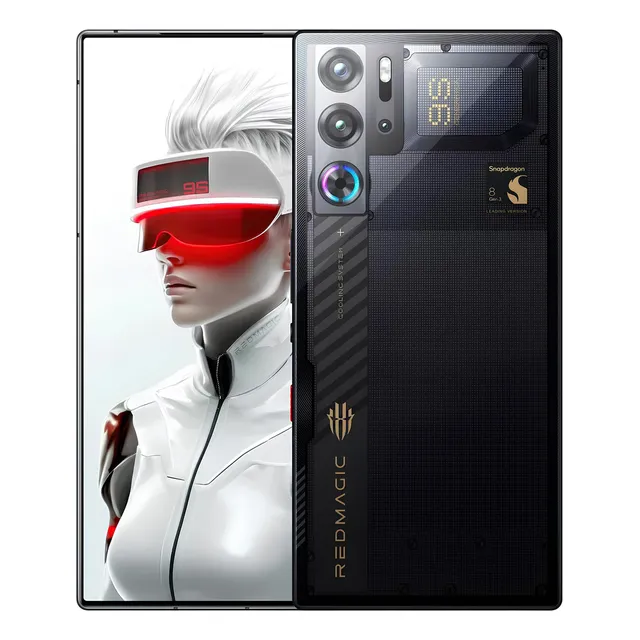 Redmagic 9 S Pro Gaming Smartphone 16+512gb Snowfall Cyclone Cor Preto-transparente
