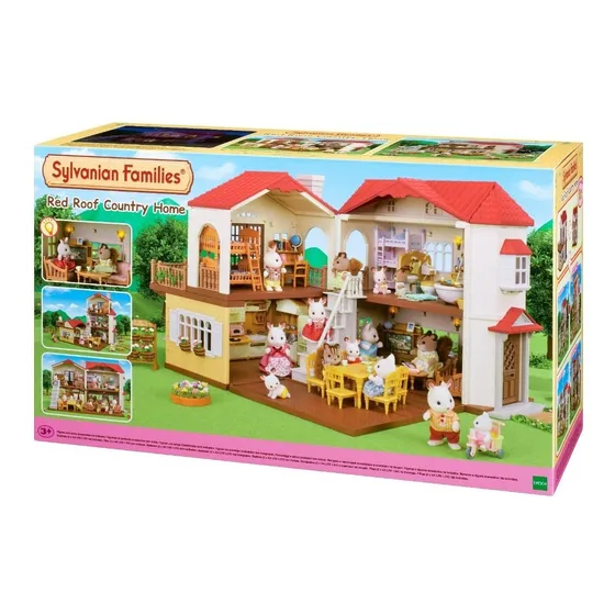 Sylvanian Families Casa Grande Con Luces 05302sy Premium Color Marrón