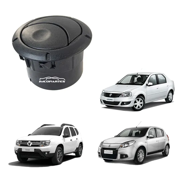 Rejilla Ventilación Para Renault Logan 2008 - 2016 Negra