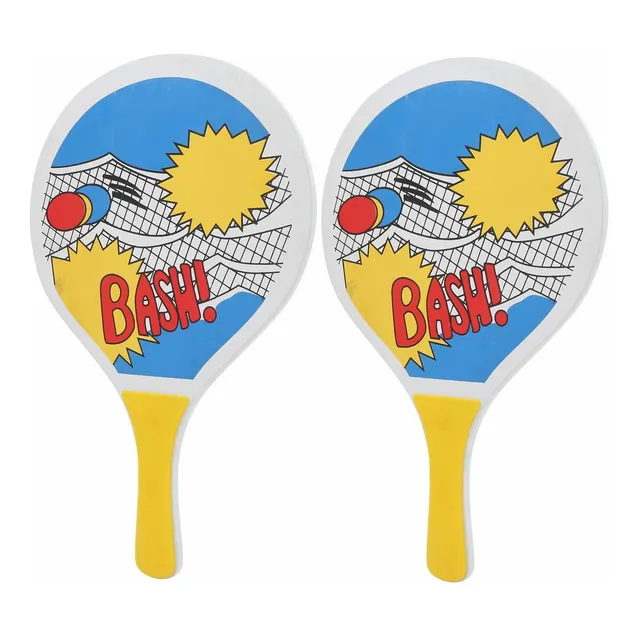 Paleta Playa Tenis Acampar Madera Juego Pelota Raqueta