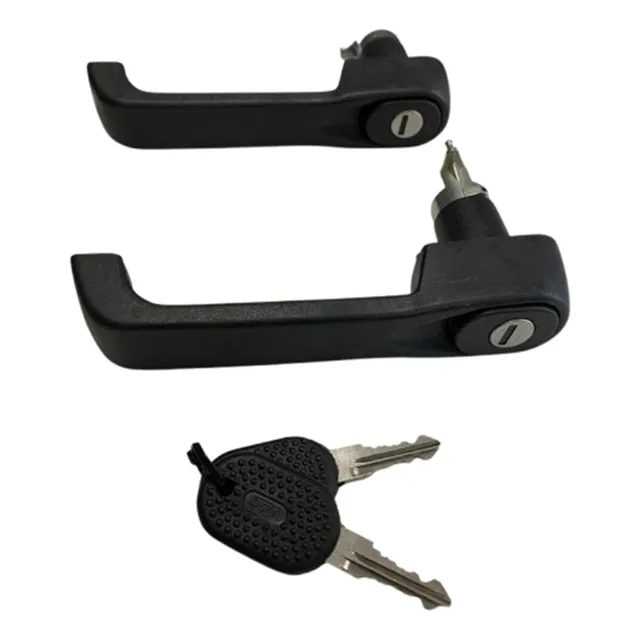 Kit De 2 Manijas Puertas Delanteras Con Llaves Fiat Duna