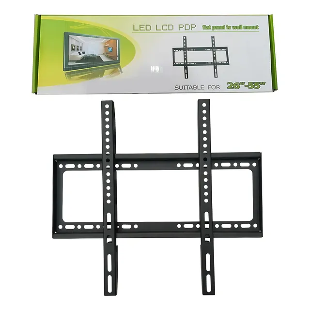 Soporte Tv Lcd Led 26 30 32 40 42 46 50 55 63 Fijo De Pared Negro