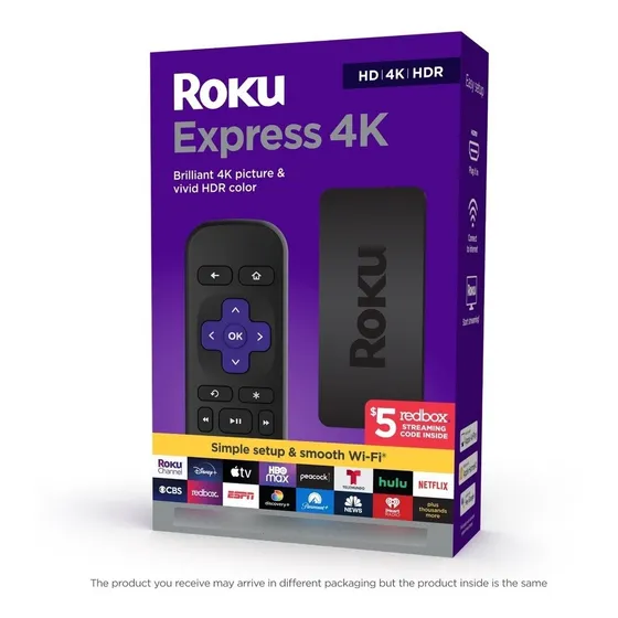 Roku Express 4k Streaming Player 4k/hd/hdr With Smooth Wi-fi