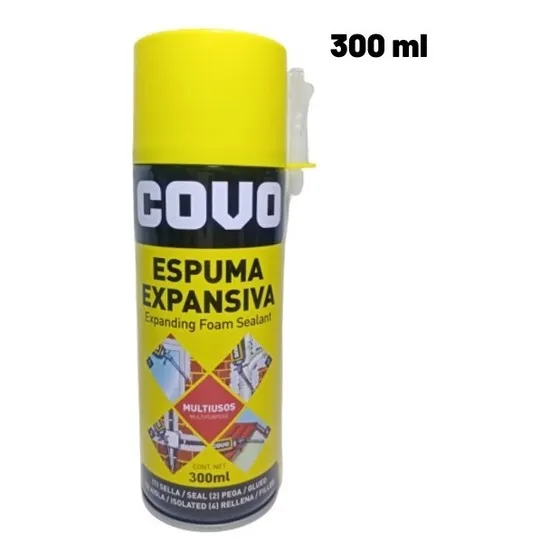 Espuma Expansiva De Poliuretano Multiusos 300ml Covo