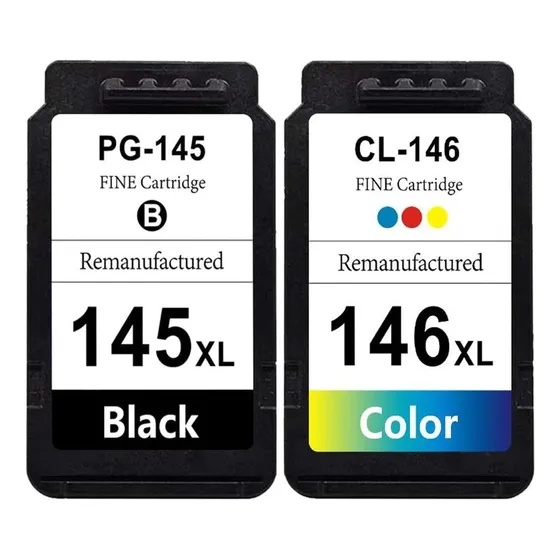 Kit Cartucho Compativel Canon 145 E 146 Xl Alto Rendimento