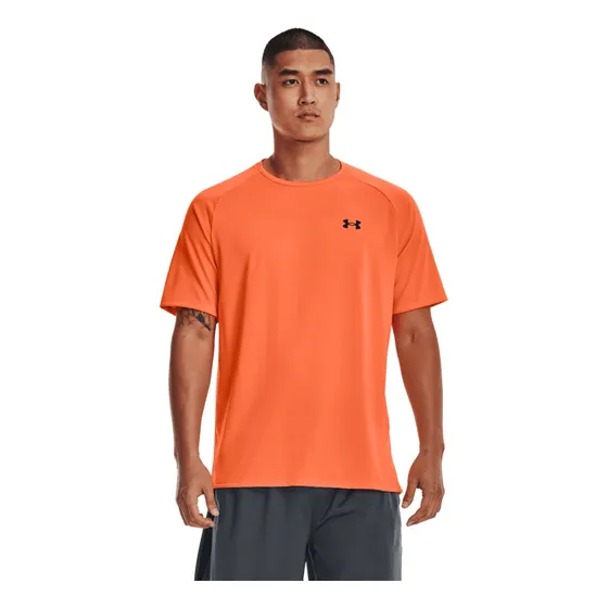 Remera Para Hombre Tech 2.0 En Color Naranja De Under Armour
