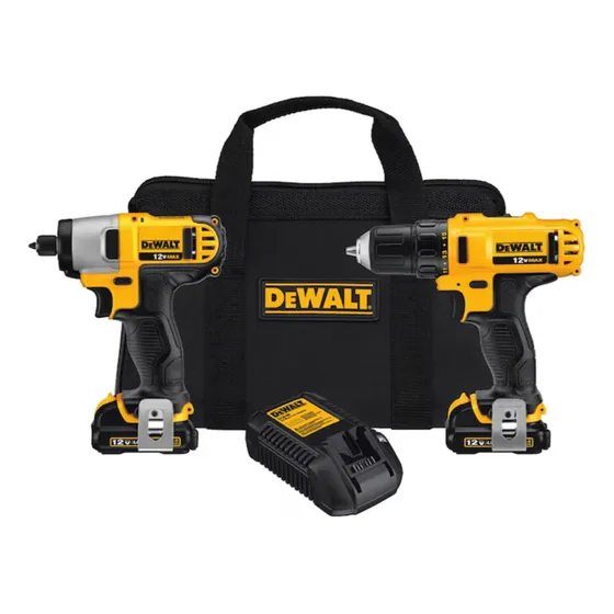 Taladro + Llave De Impacto Dewalt 12v Kit