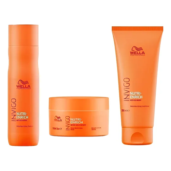 Shampoo Acondicionador Y Mascara Enrich Wella Professionals