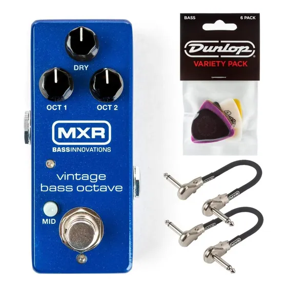 Mxr M280 Pacote De Pedal De Bass M280 Bass Octave Com 2 Mxr 