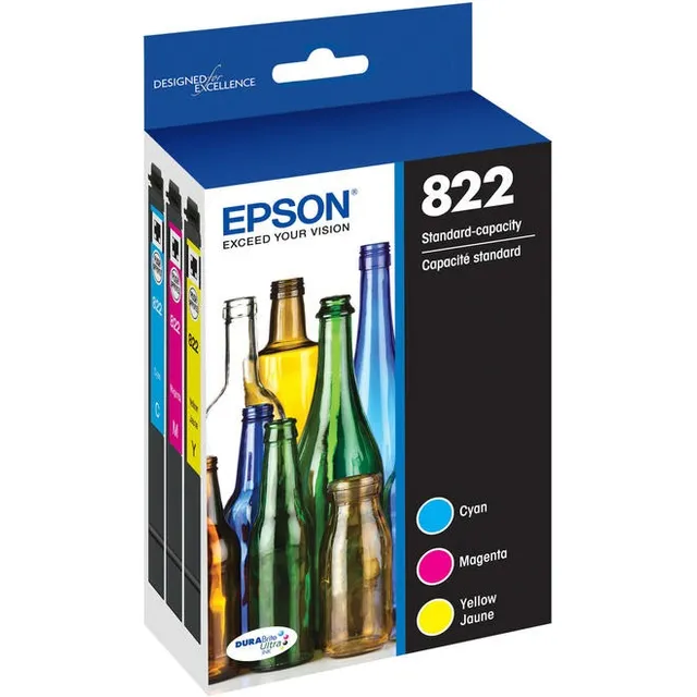 Epson Cartuchos 822 Cyan Magenta Amarillo