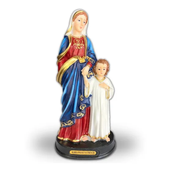 Imagem Maria Passa Na Frente 21,5x9,5cm- Resina- Ref: 20123