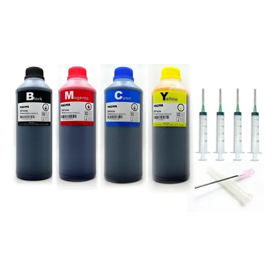 Tinta Litro Compatibles Con L3110 3150 4160 4150 Pack 4