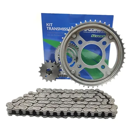 Kit Relação Transmissão Cobreq Honda Titan Fan Start 160 Cinza
