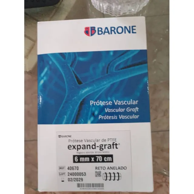 Prótesis Vascular 6mmx70cm
