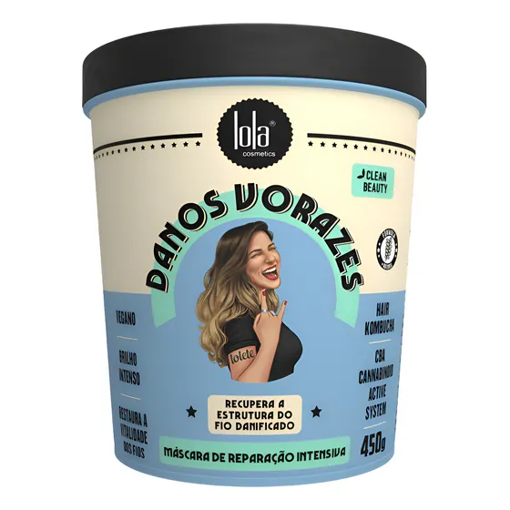  Máscara Lola Cosmetics Danos Vorazes 450g
