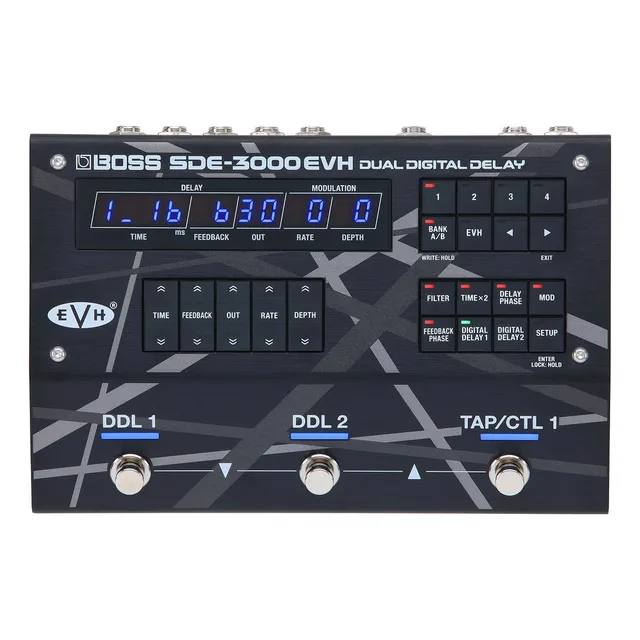 Boss Sde3000evh Delay Dual Digital Edición Eddie Van Halen