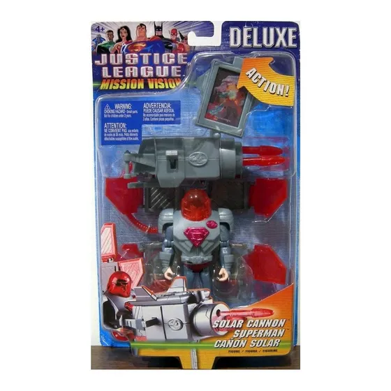 Justice League Mission Vision Superman Cañon Solar Deluxe