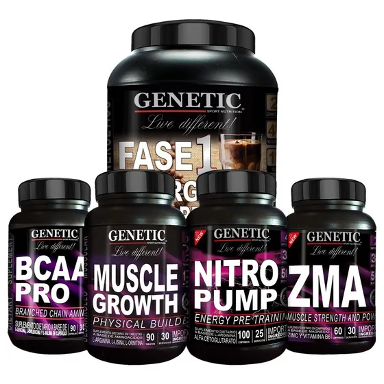 Anabol 5 Super Aumento Muscular Testo Pro Hormonal Genetic