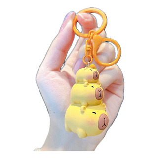 Llavero Capibara Peluche Juguete Kawaii Capibara Portátil Llavero Capibara Peluche Juguete Kawaii Capibara Portátil
