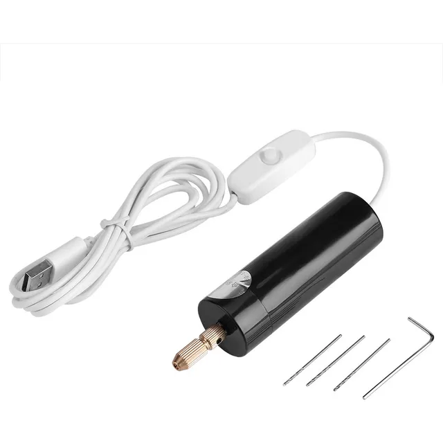 Taladro Electrico Para Manualidad Mini Mano Alimentado Usb 3