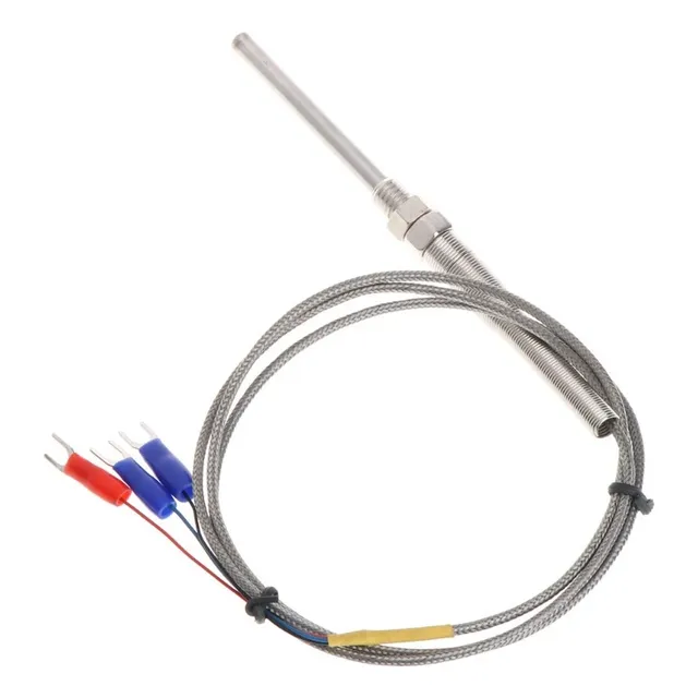 Termocupla Sensor Temperatura Pt100 Rtd 400°c 100cm [ Max ]