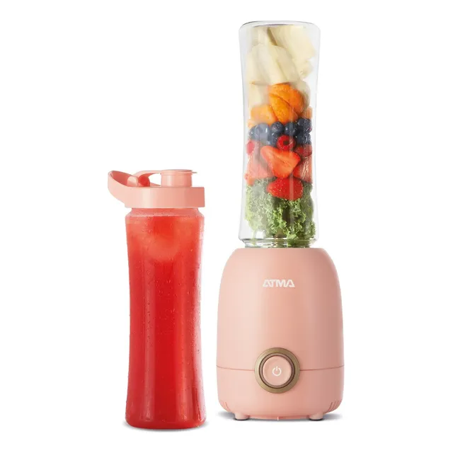 Licuadora Personal Atma Essential Fit Lp8445 Rosa 600ml 300w