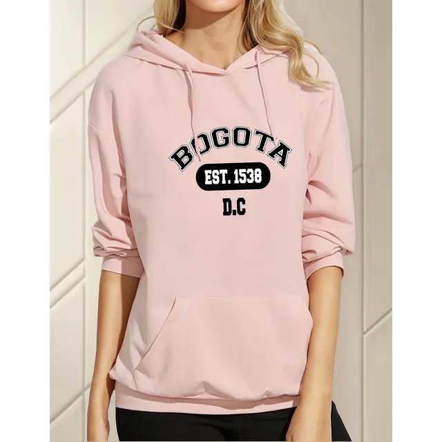 Buzo Capota Mujer  Bogota D.c. Est. 1538 Colombia Recuerdo