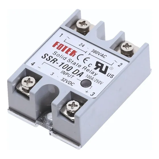 Relé  Ssr-100da 100a De Estado Sólido 380v 3-32v Fotek Nf.