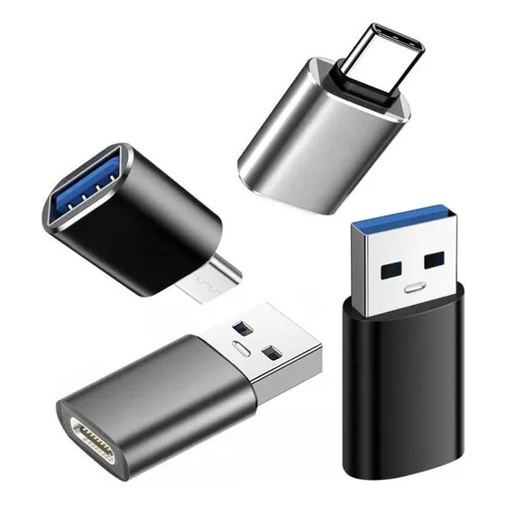 4 Piezas Adaptador Otg Tipo C A Usb 3.0 5gbps Hyuafdd