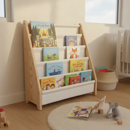 Estante Livreiro 4 Prateleiras Emi Móveis 60cm