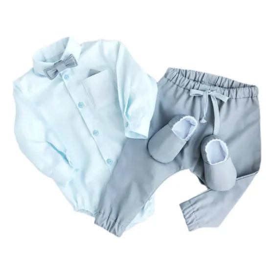 Trajecito O Conjunto De Bebe Body Camisa Pantalón