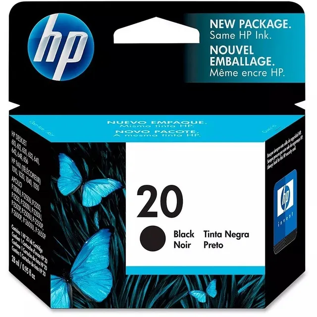 Carucho Hp 20 Negro C6614dl