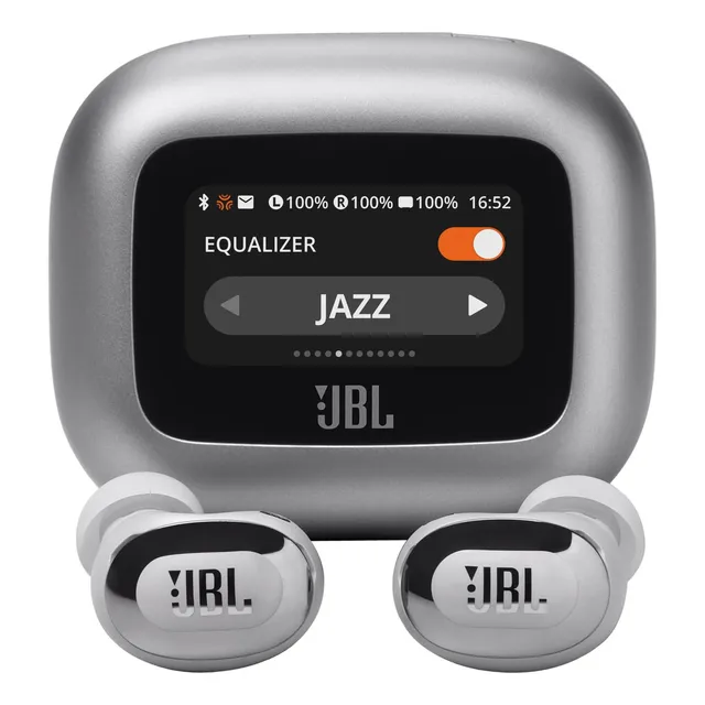 Auriculares Jbl Live Buds 3 True Wireless Con Cancelación De Color Plateado