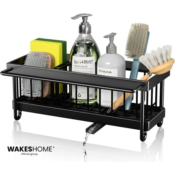 Porta Esponja Organizador De Lavaplatos Escurridor De Cocina Esponjas Cocina Wakeshome