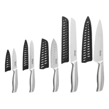 Juego De 5 Cuchillos De Acero Inoxidable Marca Roccia