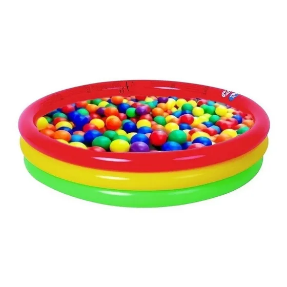 Pelotero Inflable Con 100 Pelotas Para Bebes Niños Premium