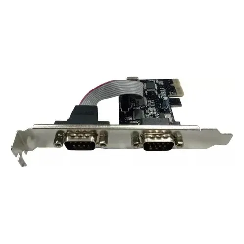 Tarjeta Pci Express 1x Con 2 Puertos Serial Db9 Rs232 Nueva