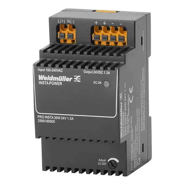Fuente De Alimentación Pro Insta 30w 24v 1.3a Weidmuller