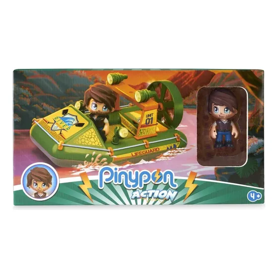 Figura De Accion Pinypon Action Balsa De Rescate