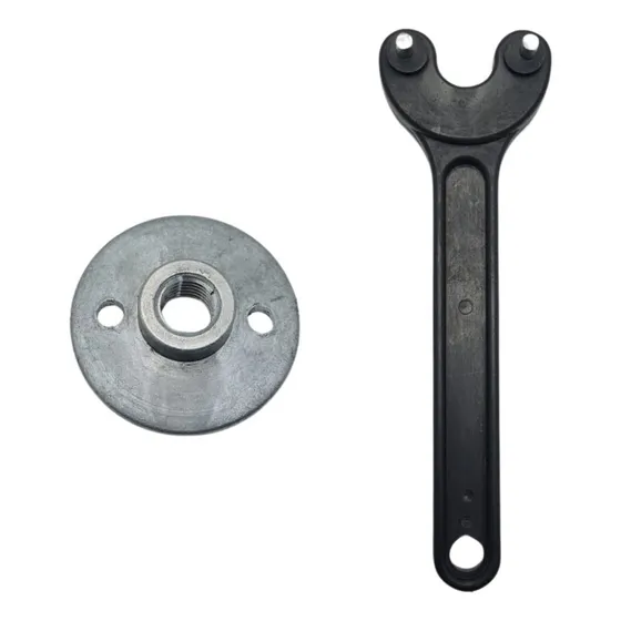 Porca Para Suporte Disco Lixa Lixadeira 7 Pol + Chave Aperto