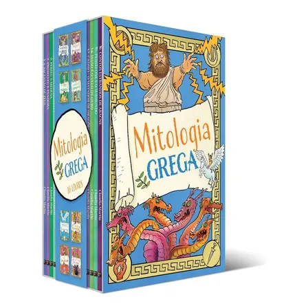 Box Mitologia Grega Completo 16 Livros Coleção Clássica Deuses Heróis Cultura E História Imperdíveis