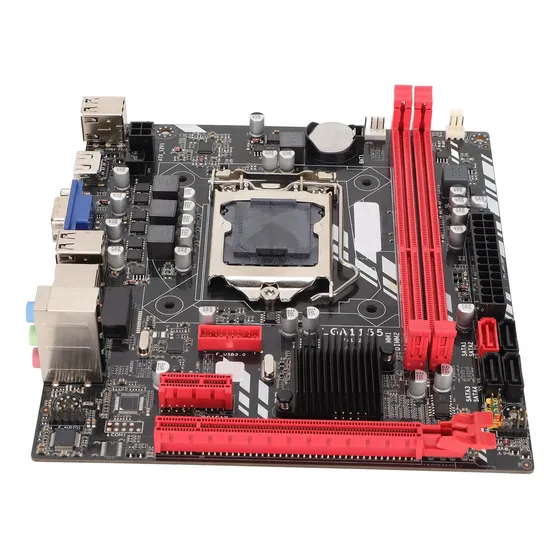 Placa Base Para Juego Ordenador Micro Atx Ddr3 Nucleo Lga I3